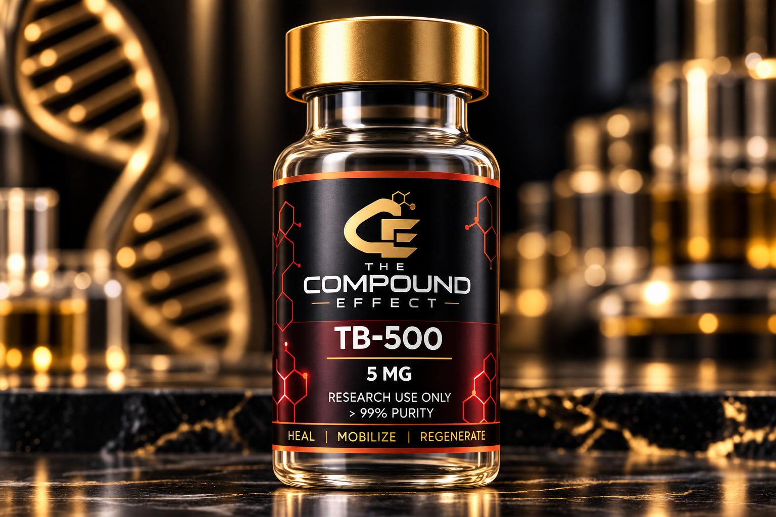 TB-500 — The Compound Effect vial