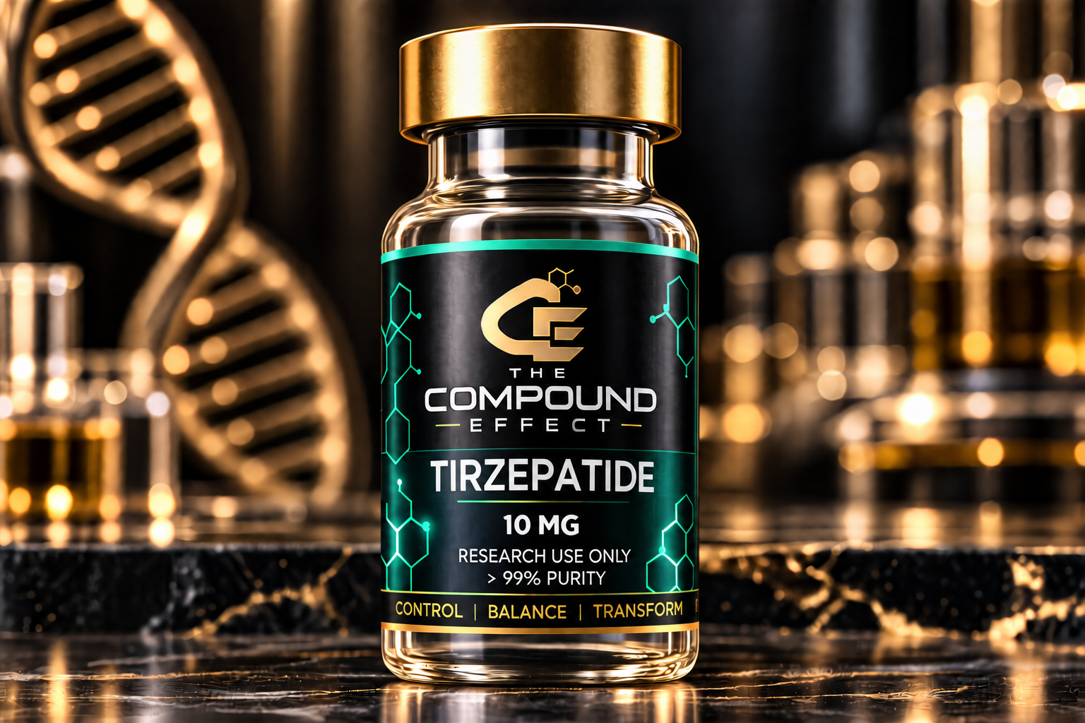 Tirzepatide — The Compound Effect vial